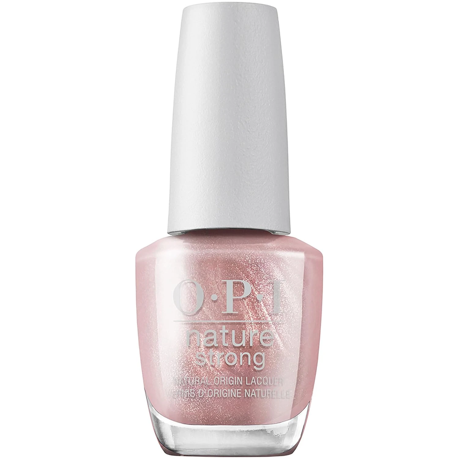 Rose Gold Peach Nail Polish Shimmer