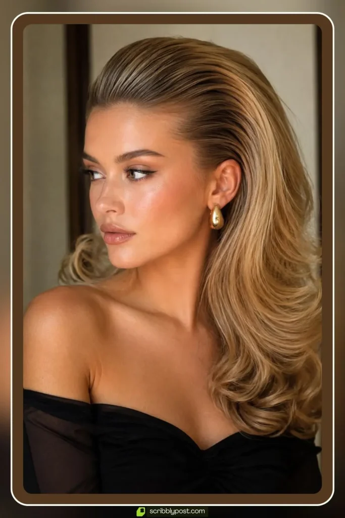 Slicked Front with Voluminous Blowout
