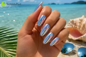 Summer Chrome Nails
