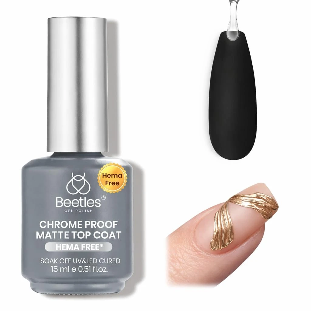 Uv Gel Top Coat Chrome Seal Formula