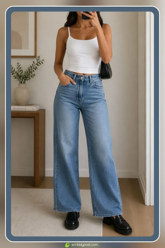 Wide-Leg Jeans