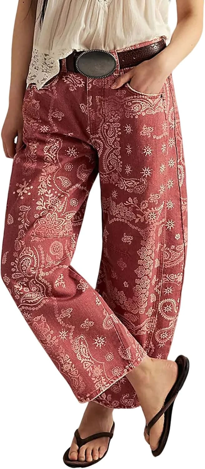 Barrel-Leg Jeans