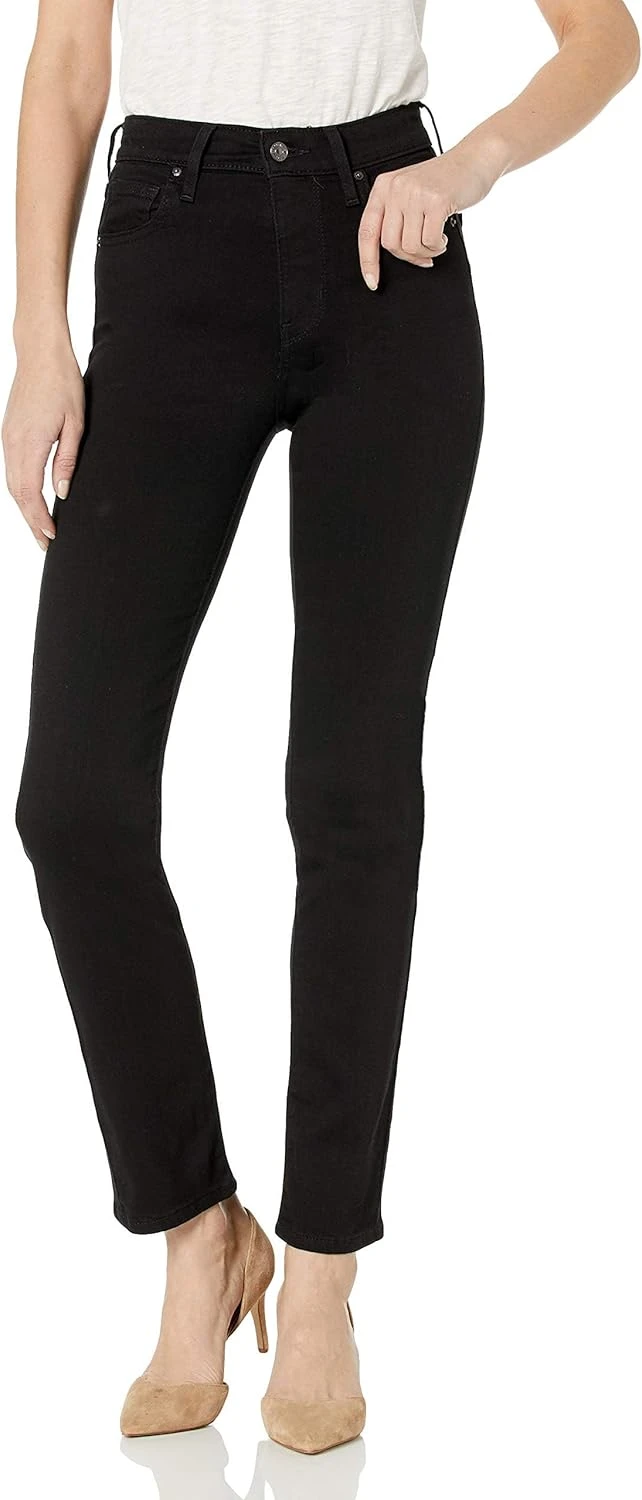 Cigarette Slim-Leg Jeans Black Wash