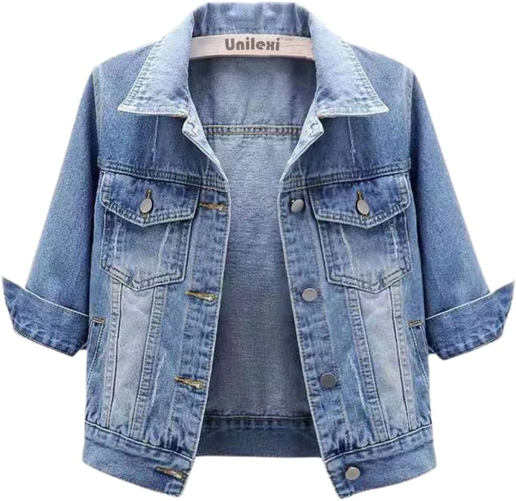 Light Wash Denim Button-Down Overshirt