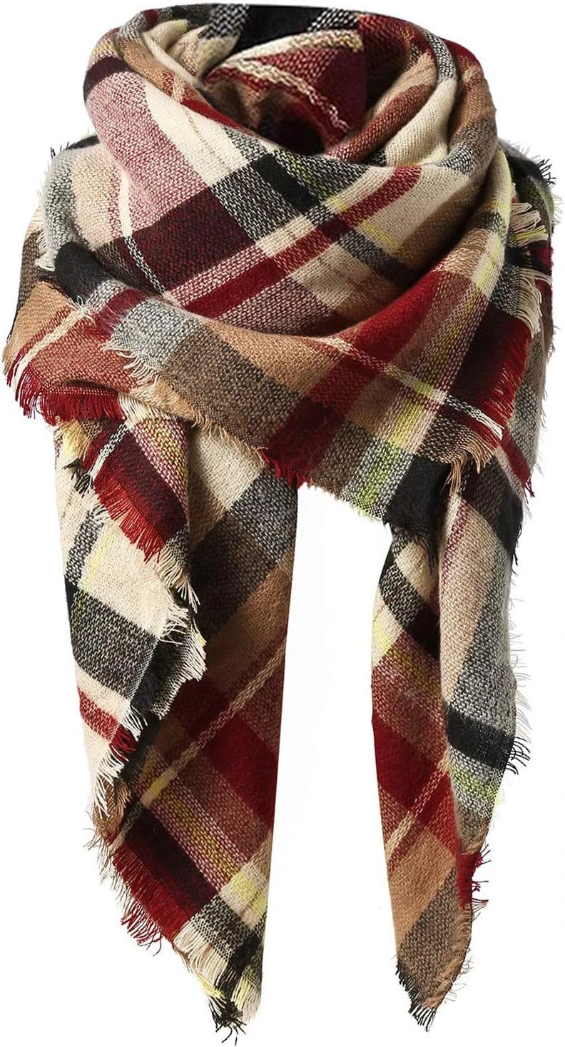 Blanket Plaid Scarf