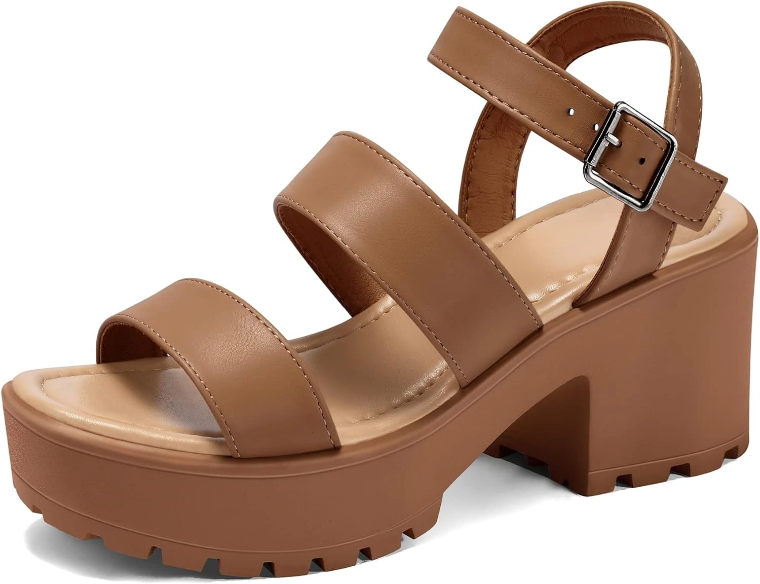 Chunky Platform Heeled Sandals
