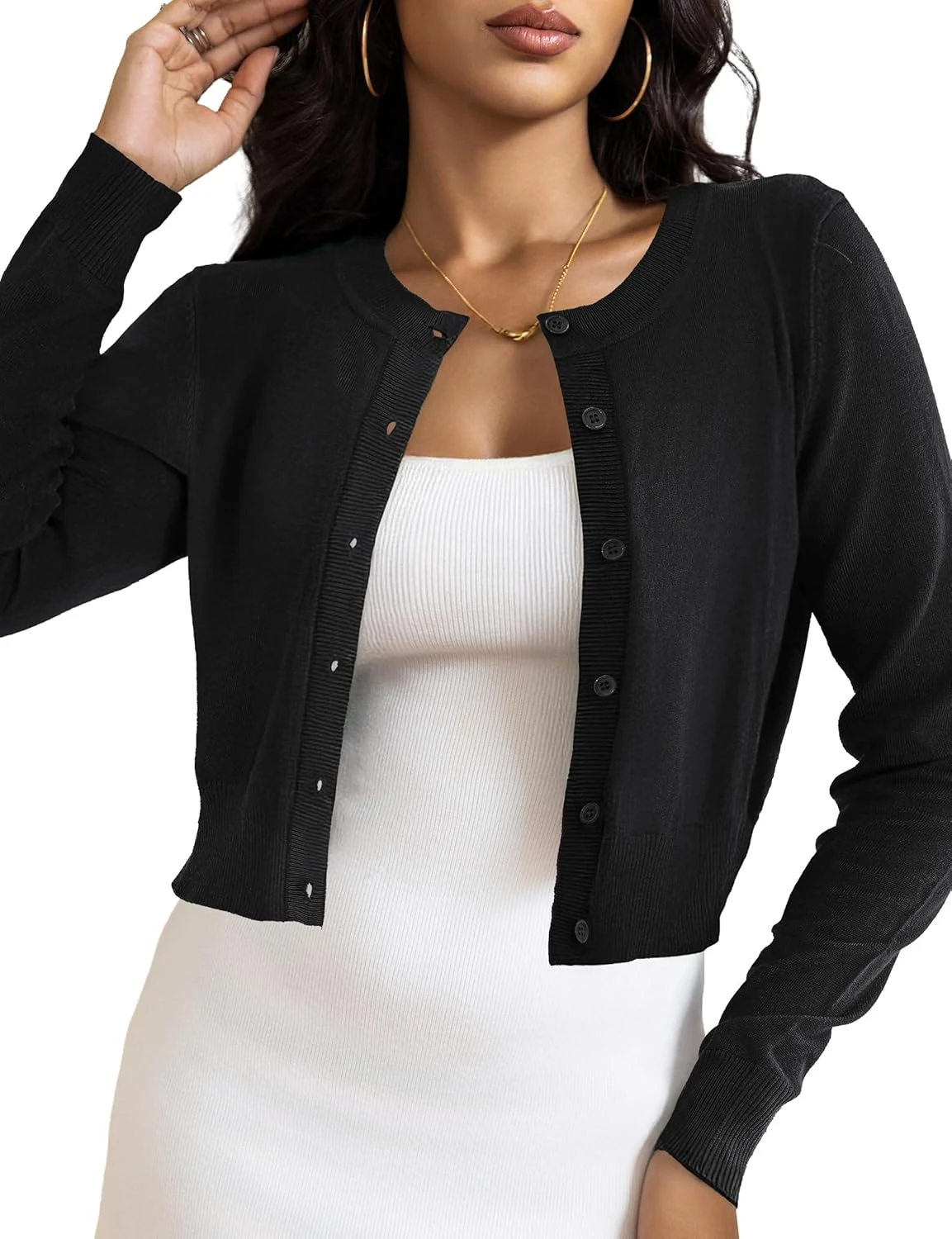 Cropped Cardigan