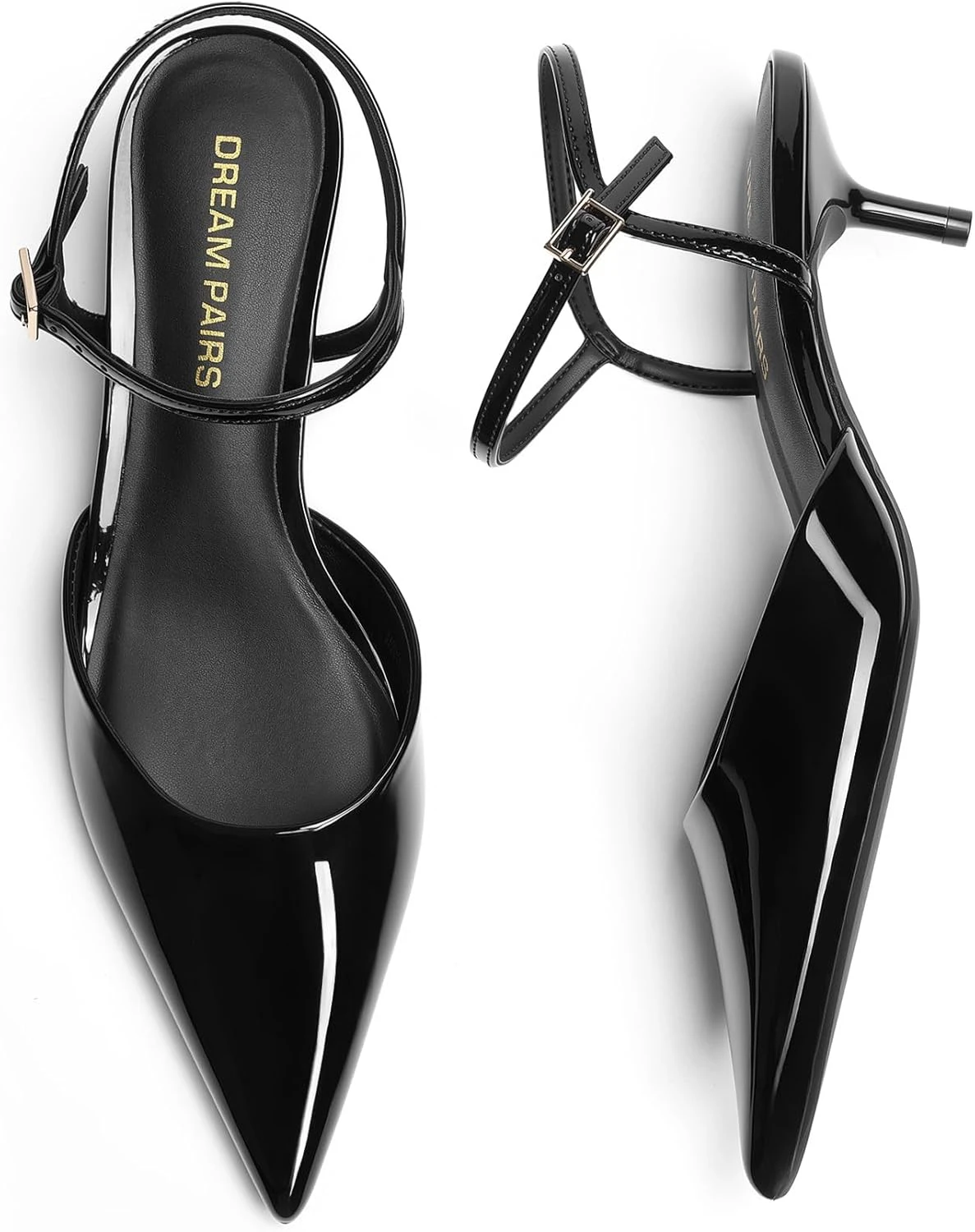 Pointed Toe Kitten Heels