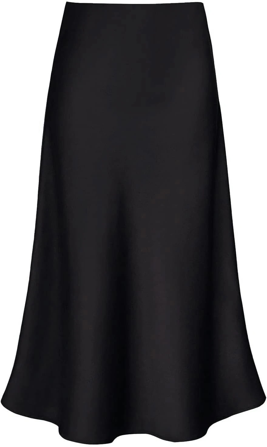 Satin Midi Skirt