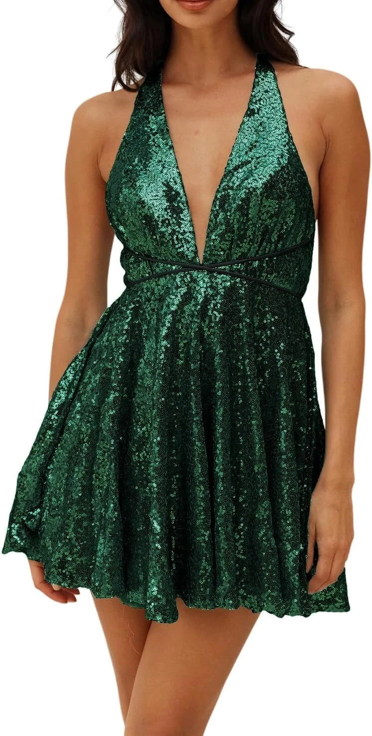 Sequin Mini Dress
