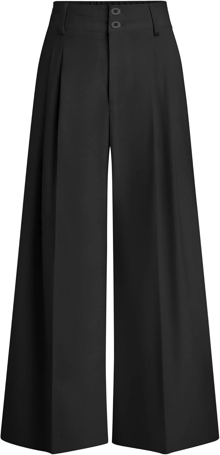 Wide Leg Dress Trousers