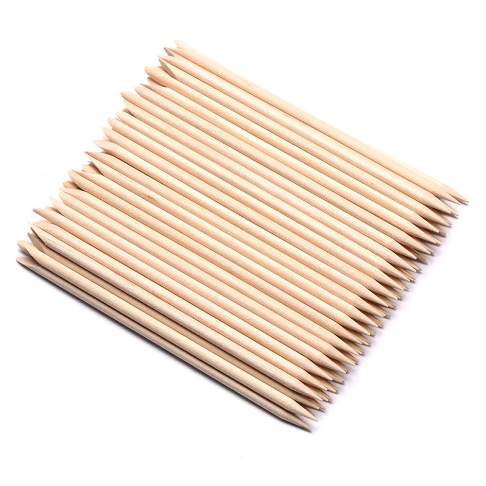 Wooden Cuticle Pusher Nail Prep Tool