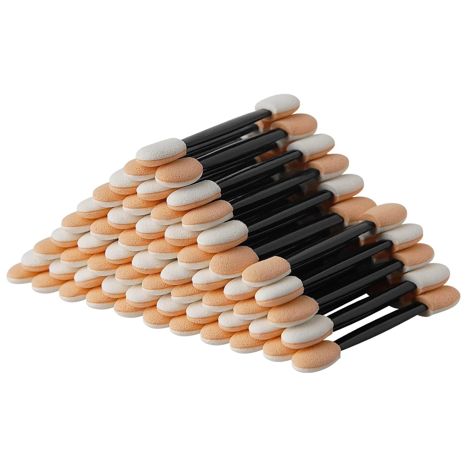 Applicator sticks for buffing chrome on accent nails