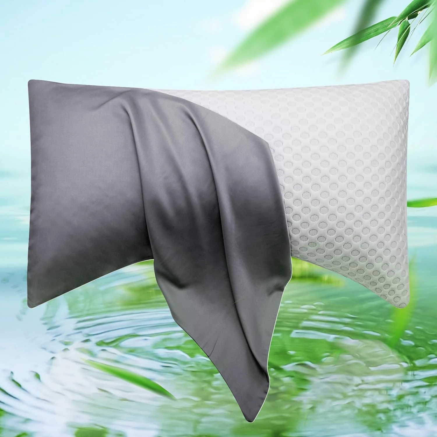 Silk pillowcase to reduce friction on volume eyelash extensions