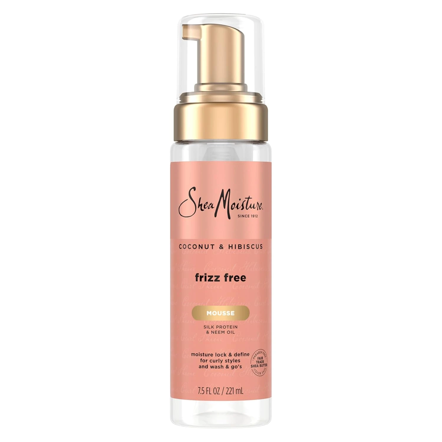 Curl enhancing mousse for defining waves in a short layered haircut