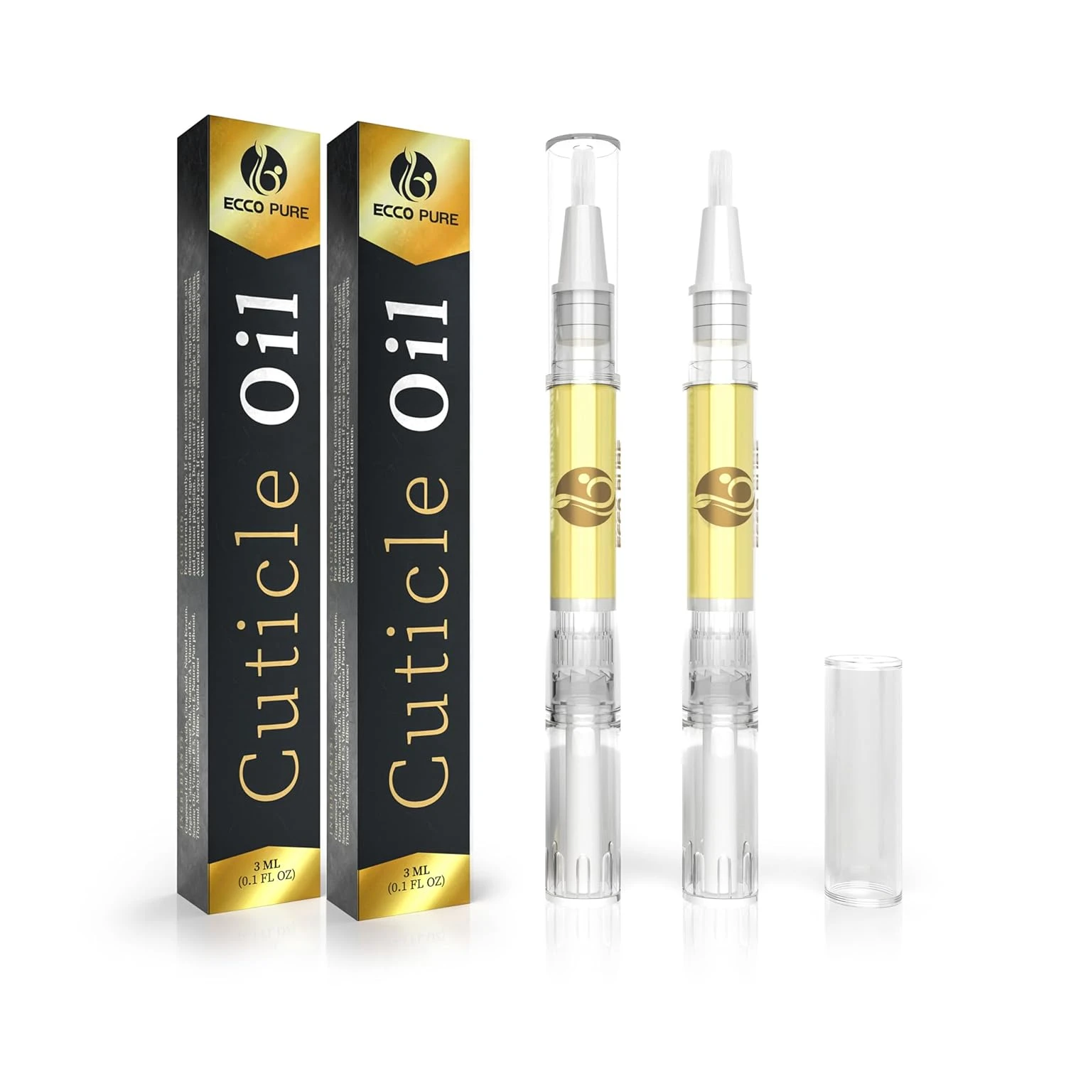 Cuticle oil pen for finishing summer chrome manicures