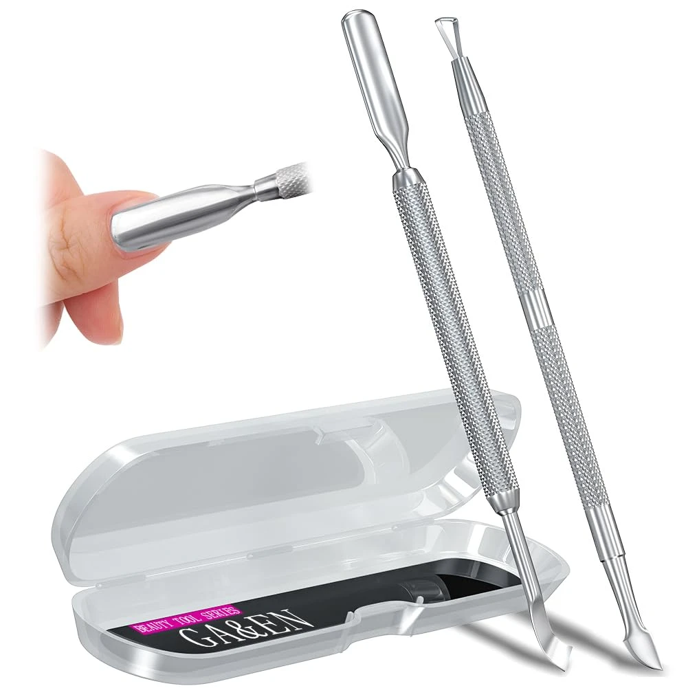 Cuticle pusher tool for clean nail prep for soap nails