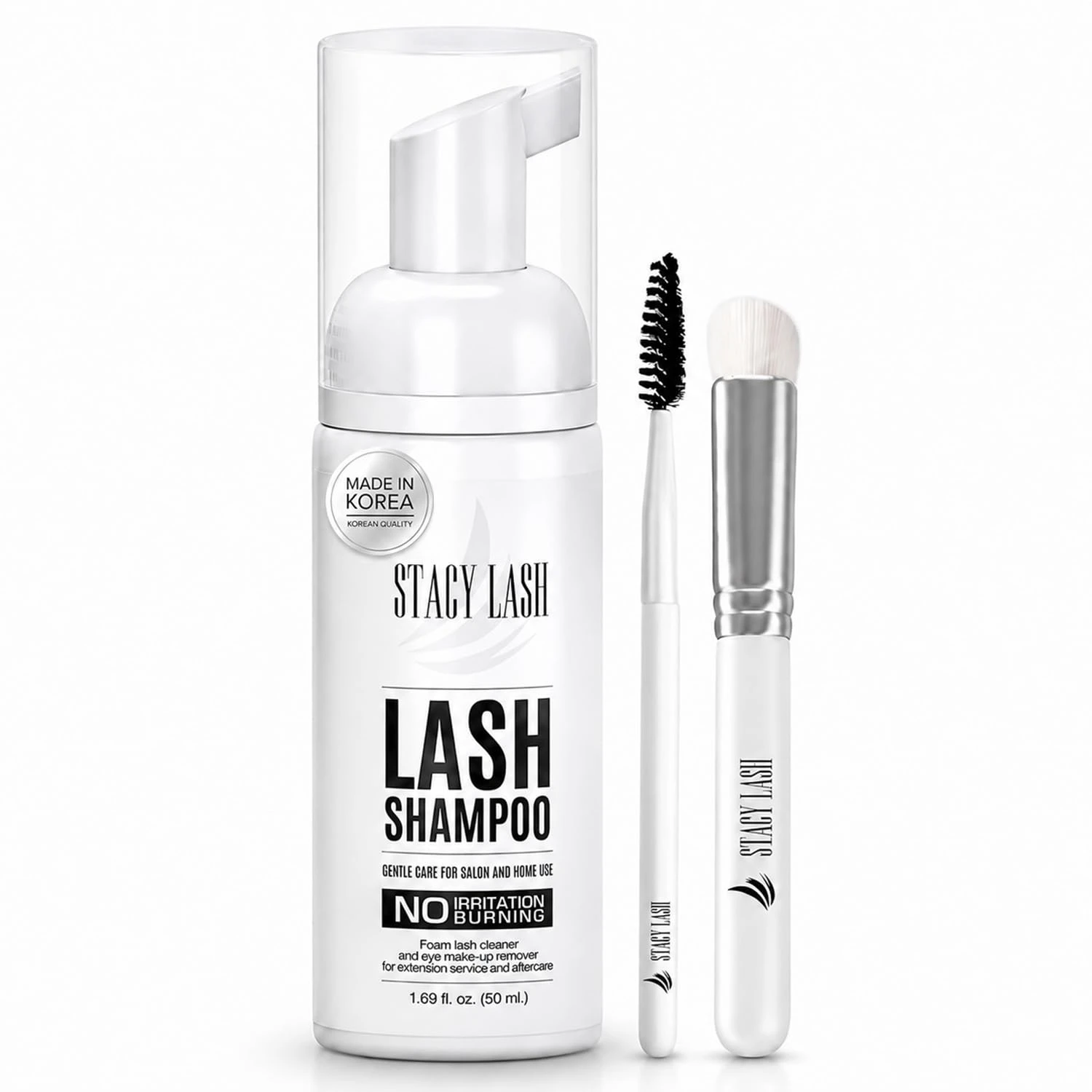 Deep cleansing foam for Kim K style lash extension care