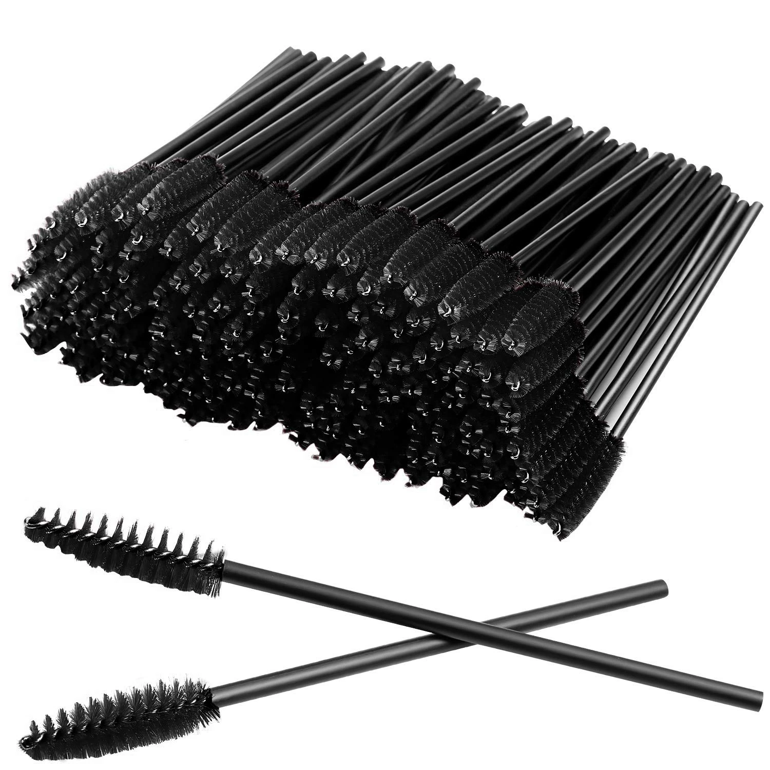 Disposable lash wands for daily cat eye eyelash extension brushing