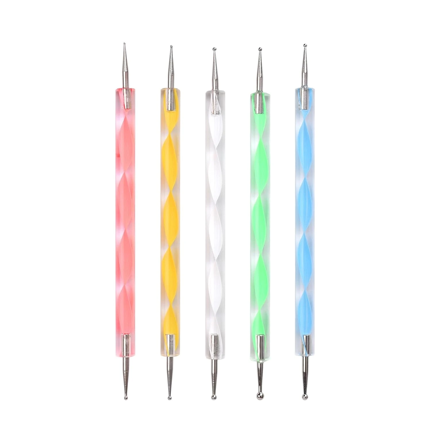 Dotting tool for arranging pave rhinestones on nails