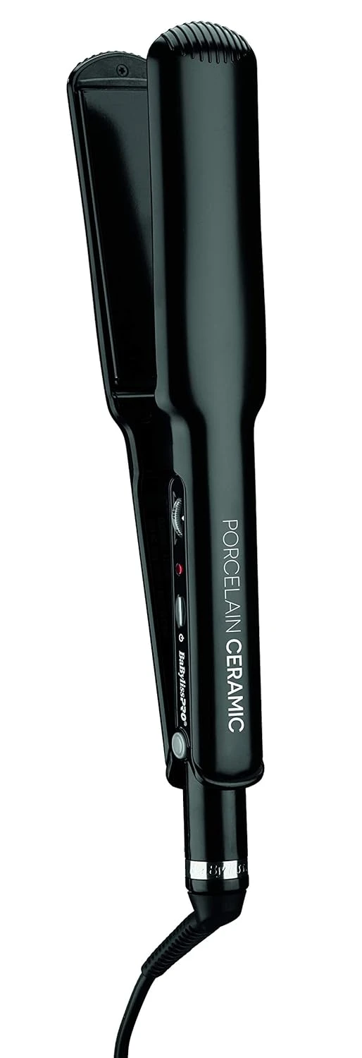 1.5 inch ceramic flat iron for smoothing a short layered lob