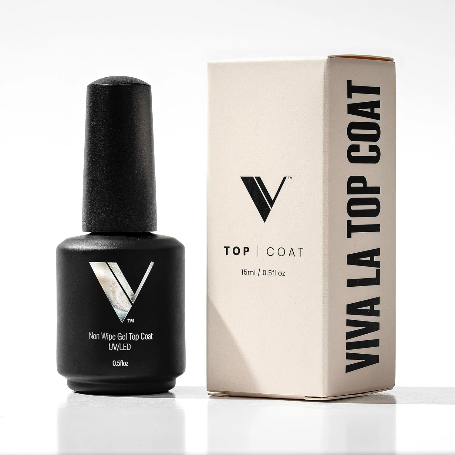 Thick gel top coat for sealing scattered nail crystals