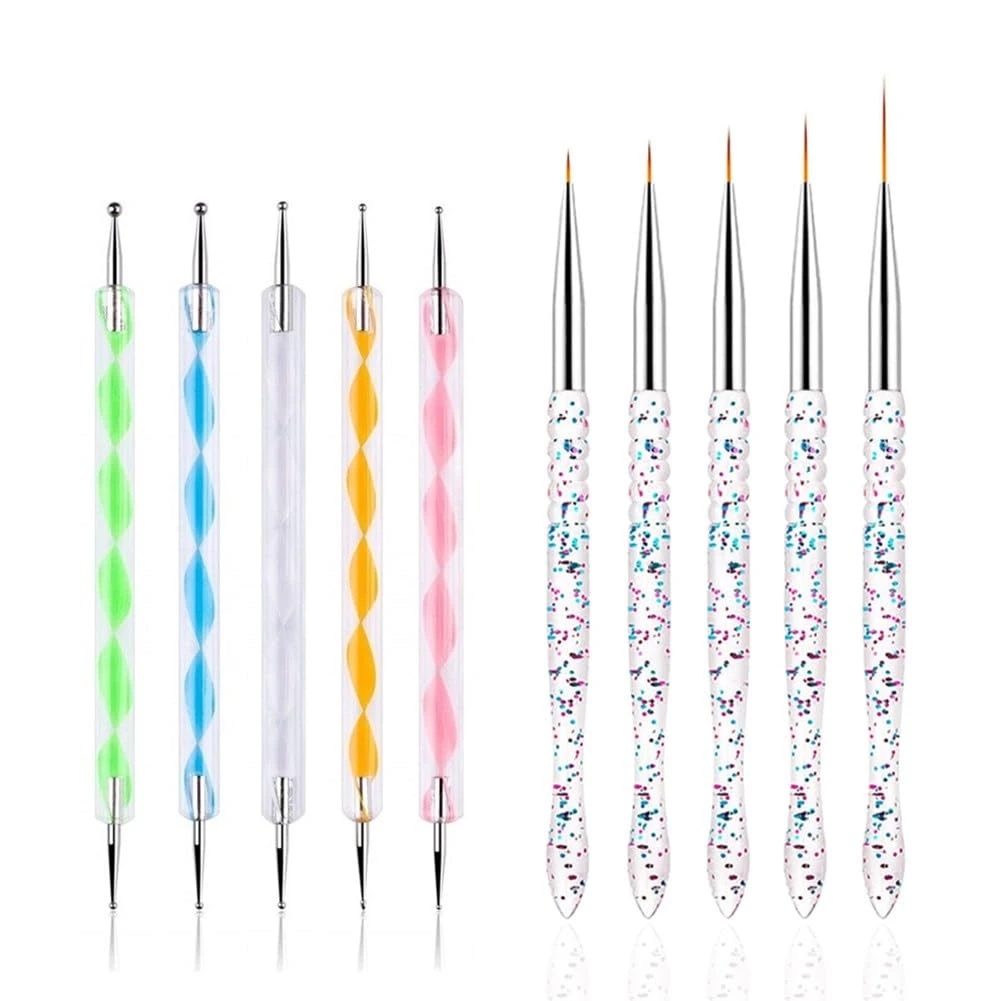 Nail dotting tool set for cherry detail fourth of july nail designs