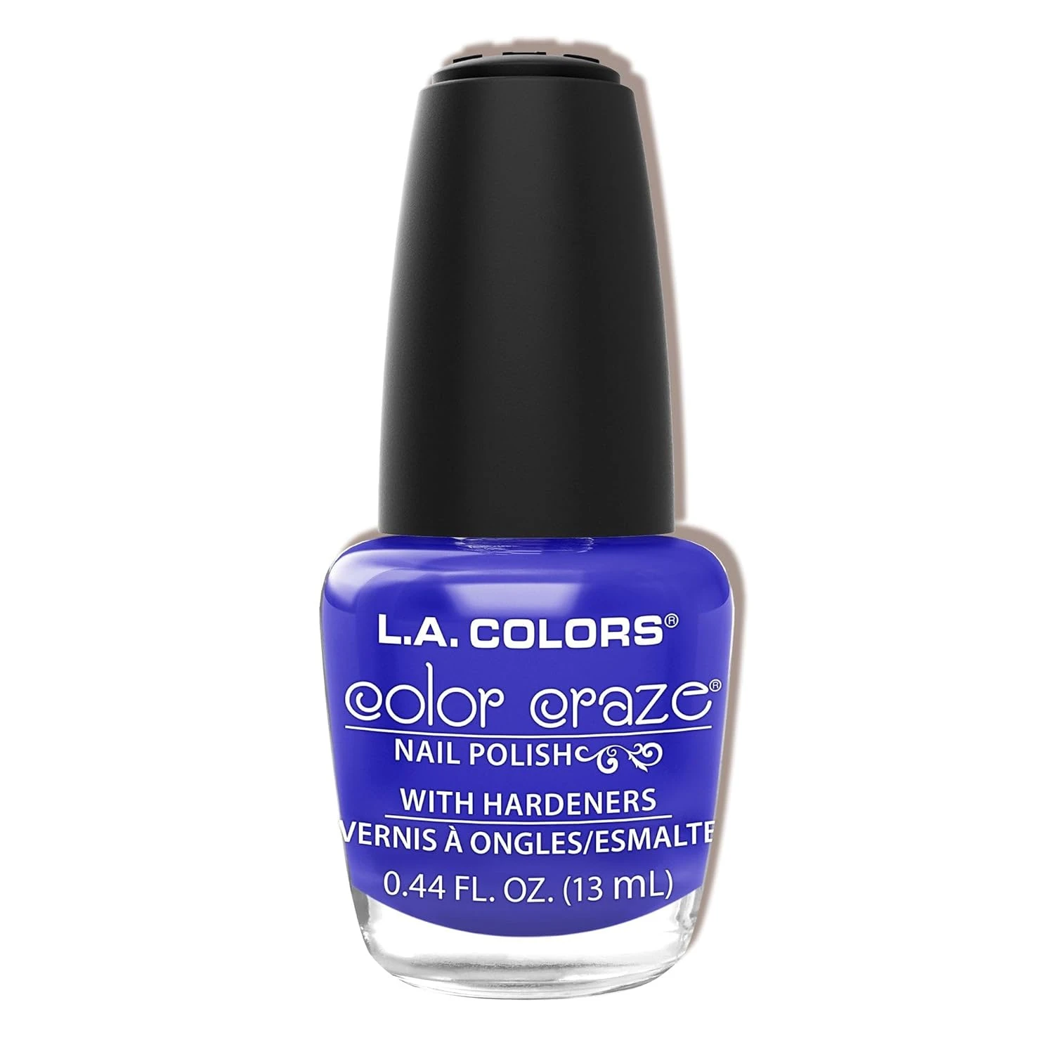 Navy blue nail polish base for star stud fourth of july nail designs