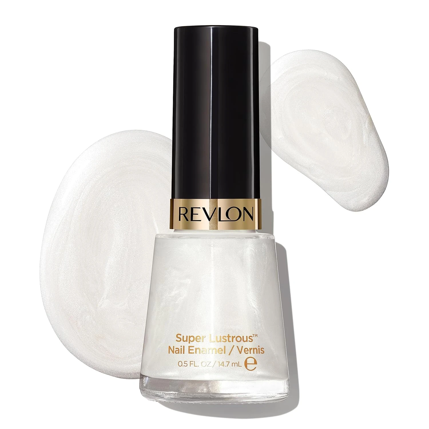 Pearl finish white polish for micro french tips