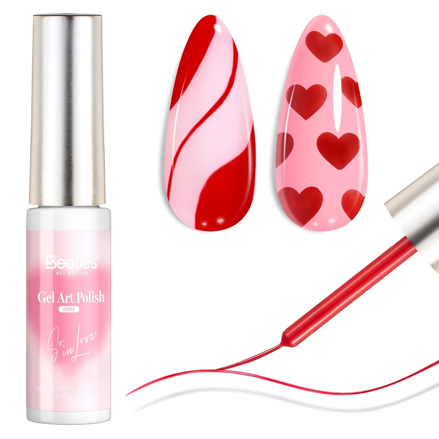 Red nail polish for french tip fourth of july nail designs