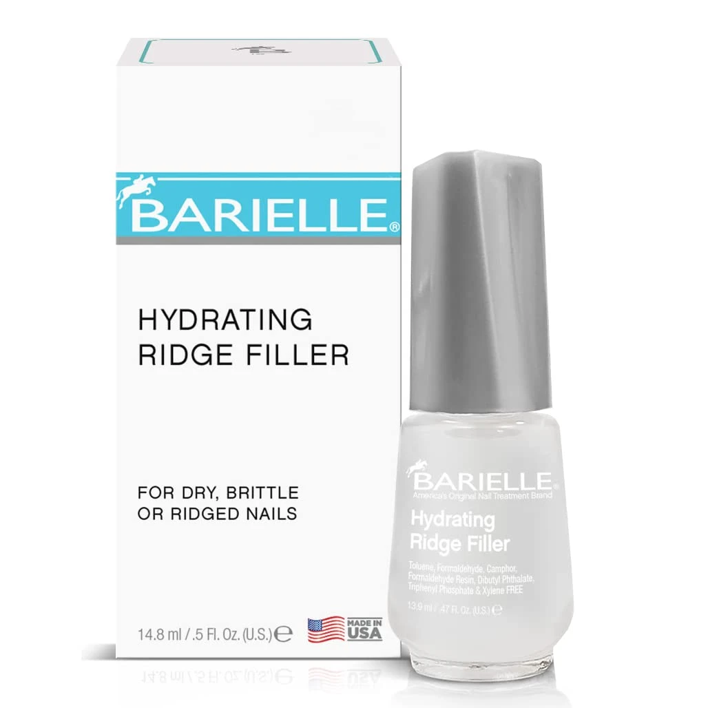 Ridge filling base coat for a smooth beige clean girl nail