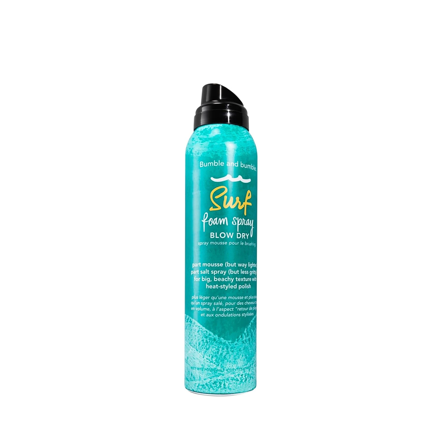 Sea salt mousse for styling a half-up half-down beach wedding hairstyle
