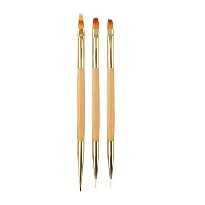 Thin nail art brush for firework detail fourth of july nail designs