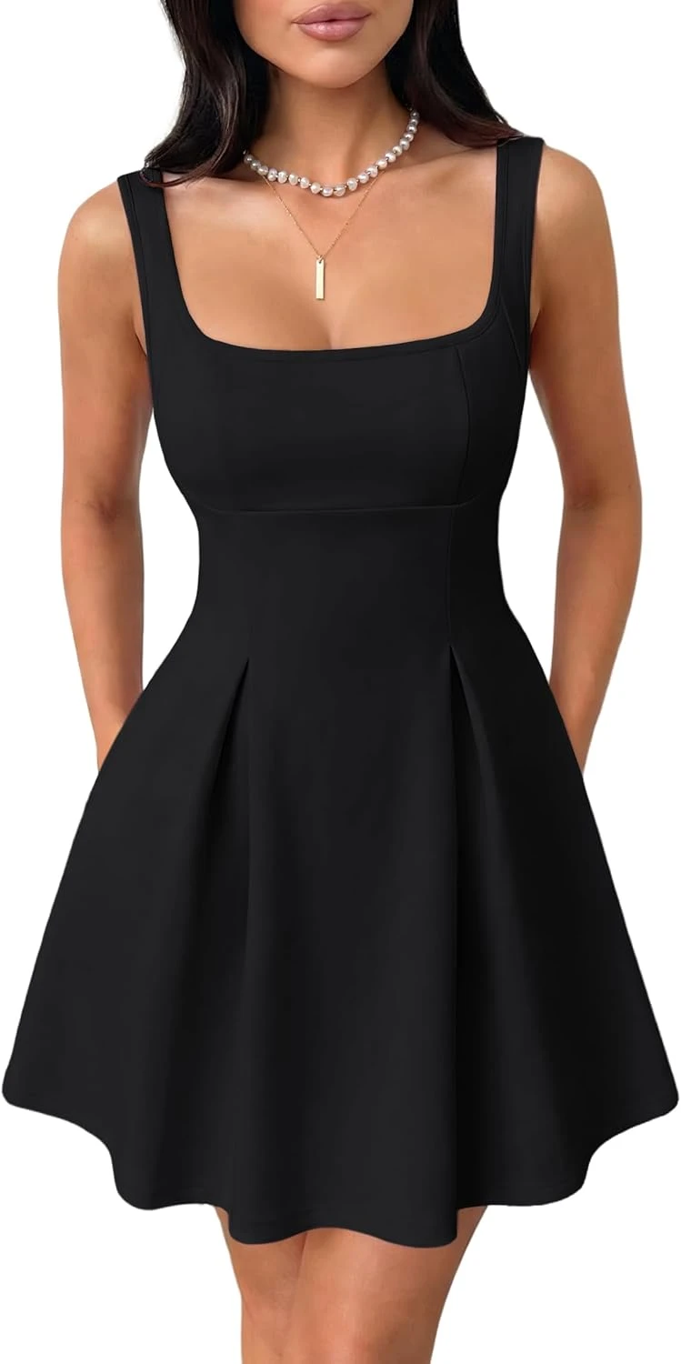 bow back mini dress for a trend-forward engagement party look