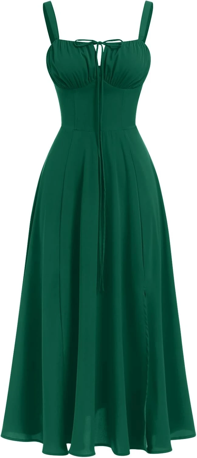 corset bustier midi dress for an upscale engagement party