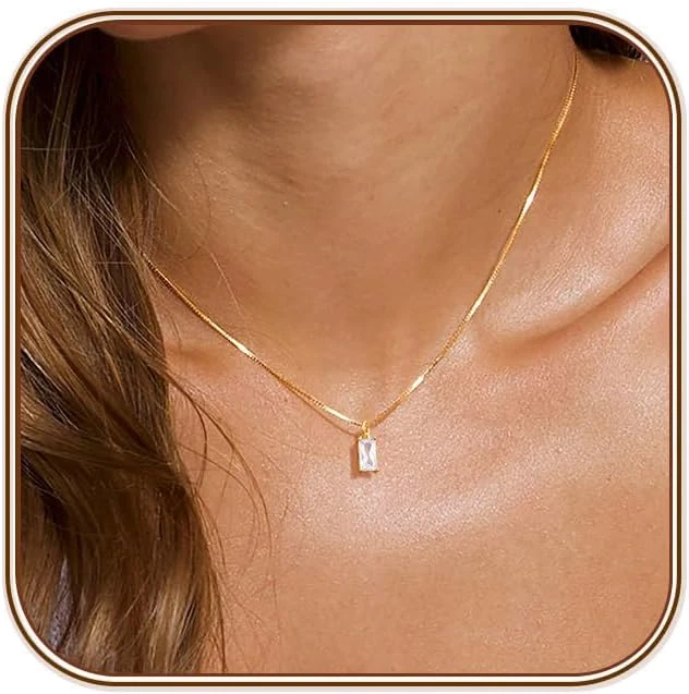 dainty pendant necklace for engagement party accessories
