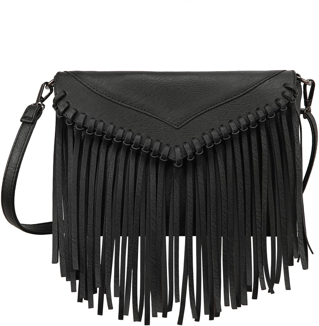Fringe crossbody bag for white mini boho dress looks