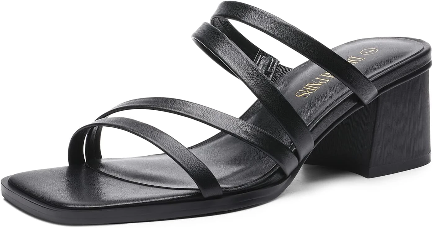 strappy block heel sandals for a satin slip engagement party dress