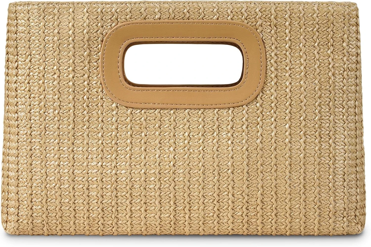 straw clutch bag for a casual engagement party look