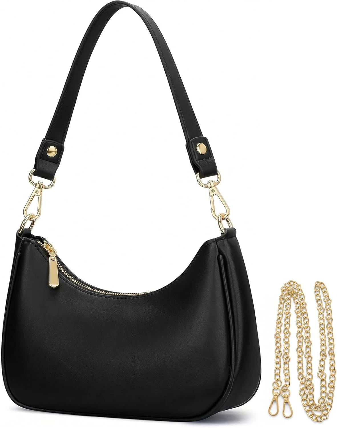 Women's small chain shoulder bag for rooftop brunch accessories