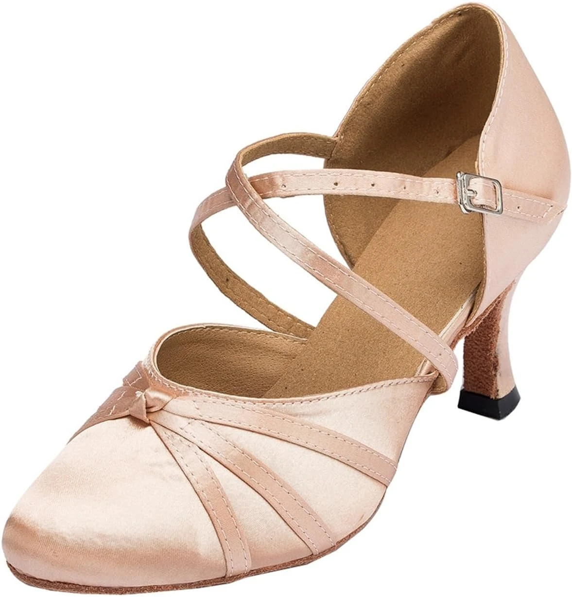 closed-toe formal heels for a long sleeve homecoming dress outfit
