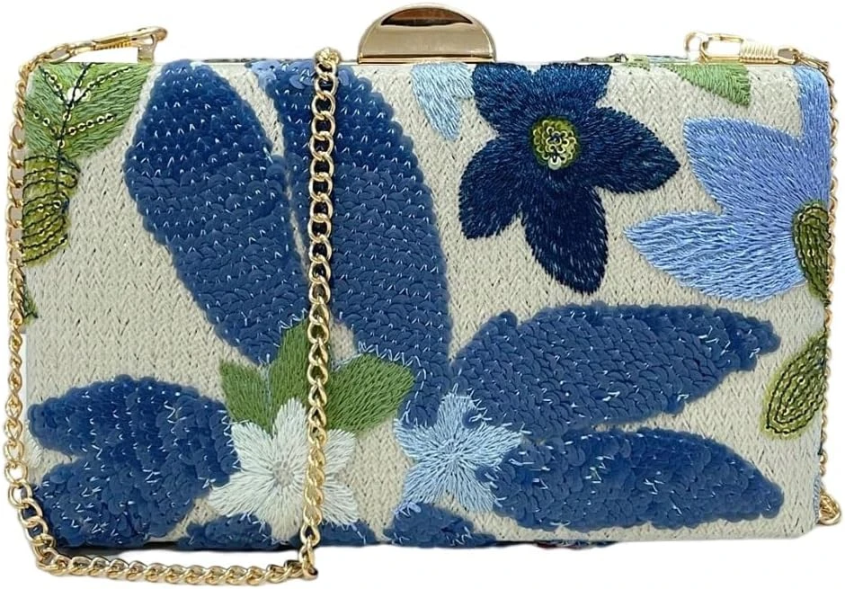 floral mini chain clutch for homecoming accessories