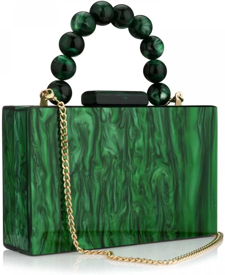 pearl chain formal evening clutch for ball gown prom styling