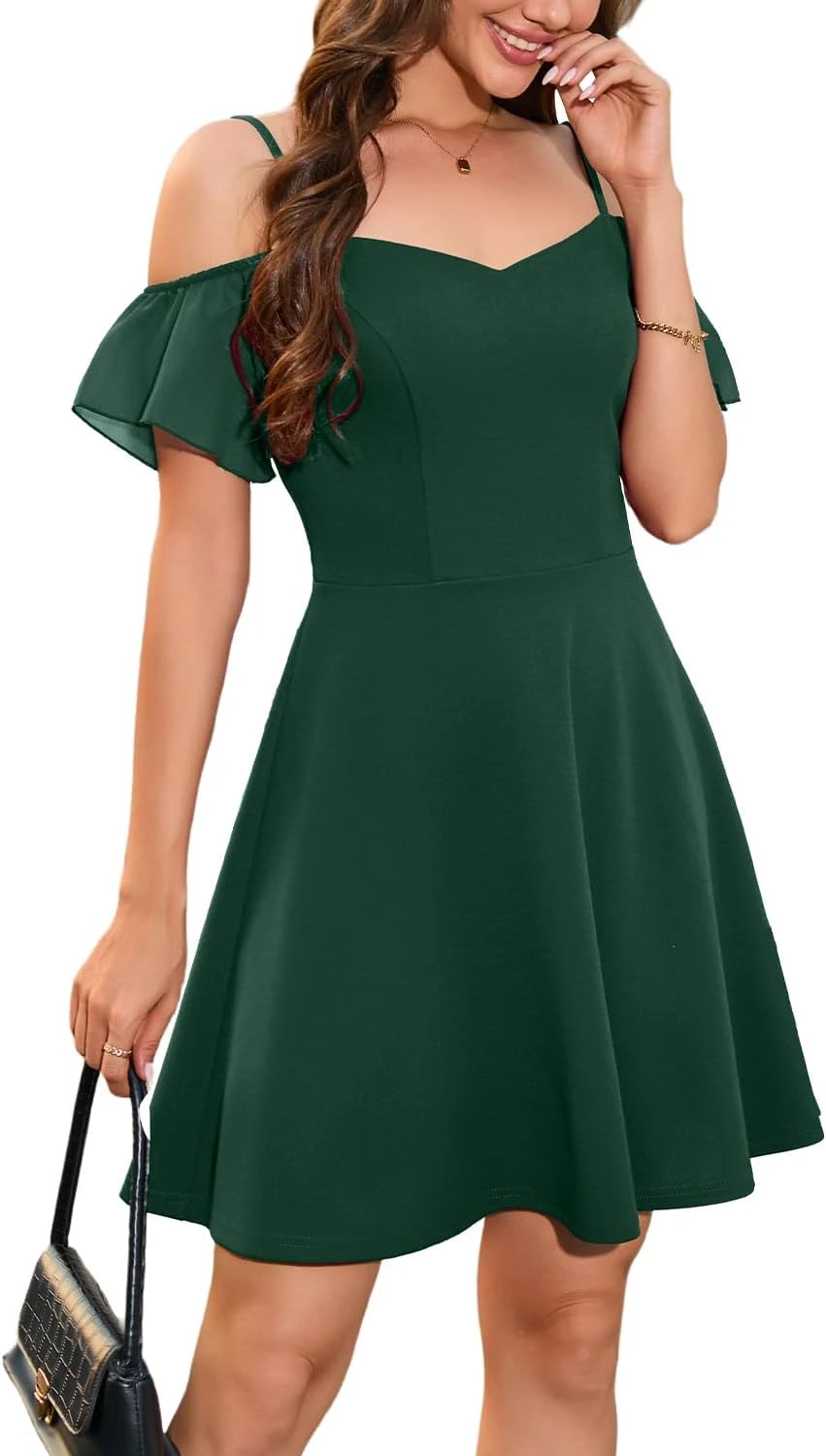 emerald above-knee short homecoming dress for a fashion-forward hoco