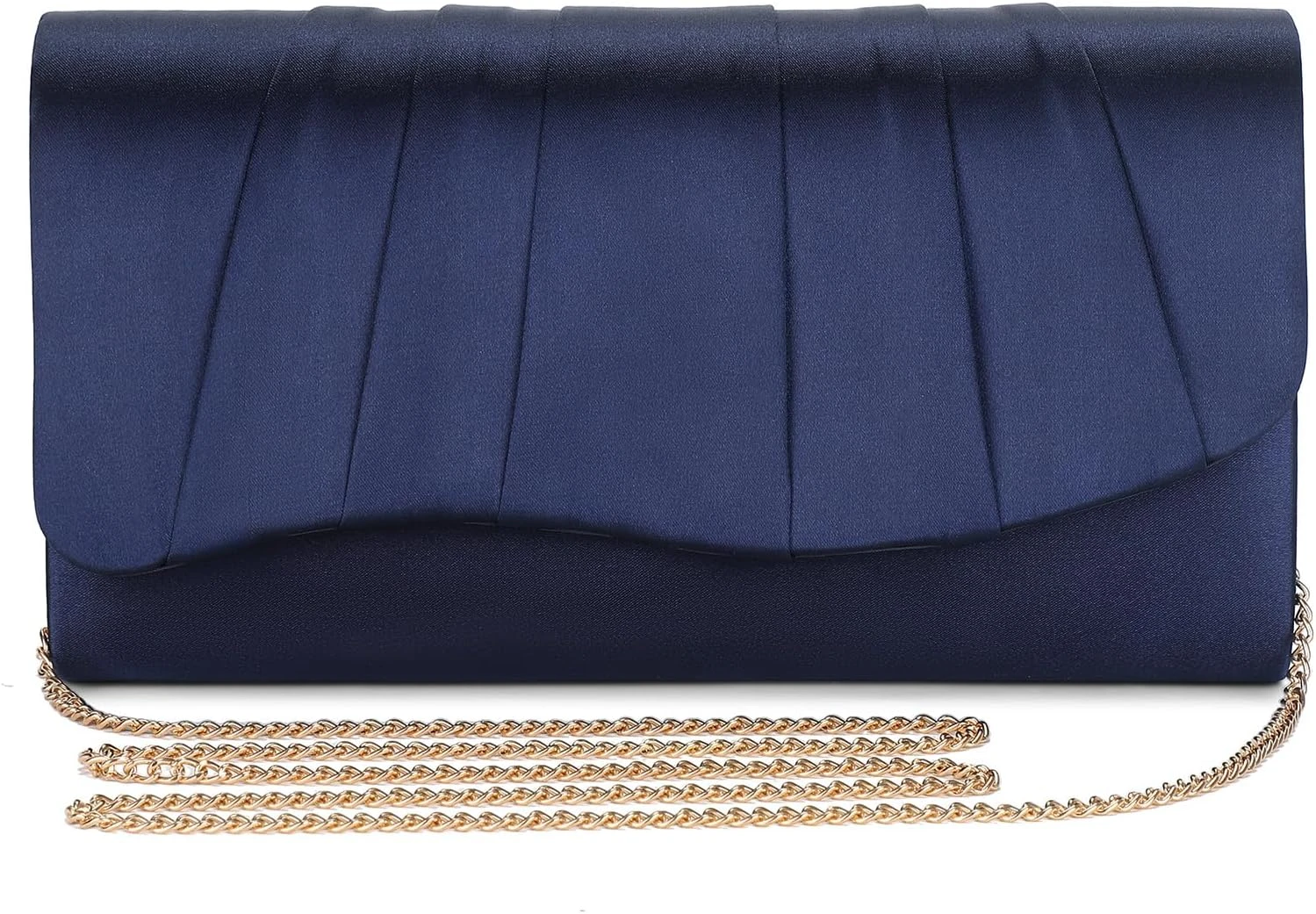 navy blue satin clutch evening bag for prom styling