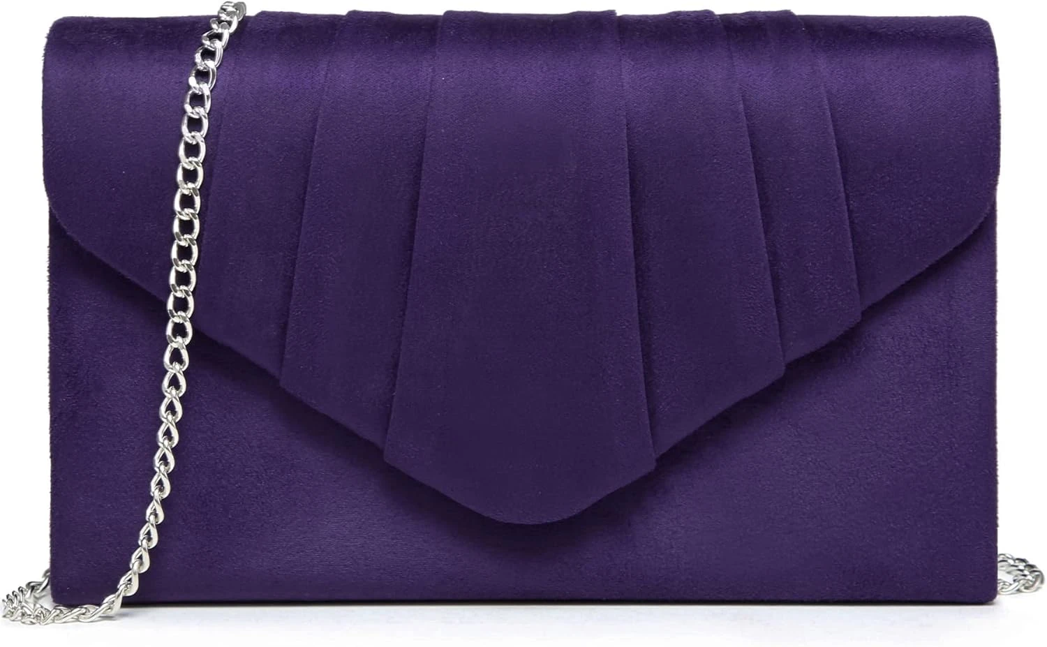 purple velvet evening clutch for prom accessories