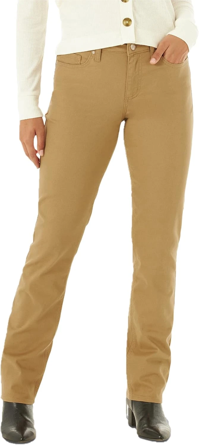 Women's clean straight leg jeans for a trench coat outfit