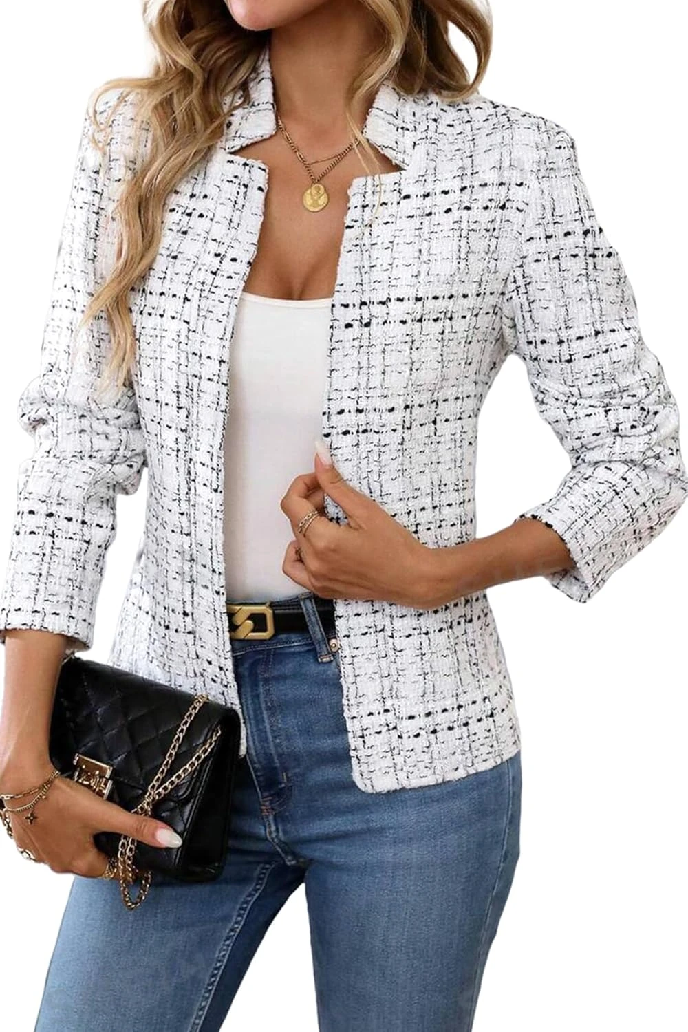 Women's tailored blazer for a work team brunch outfit