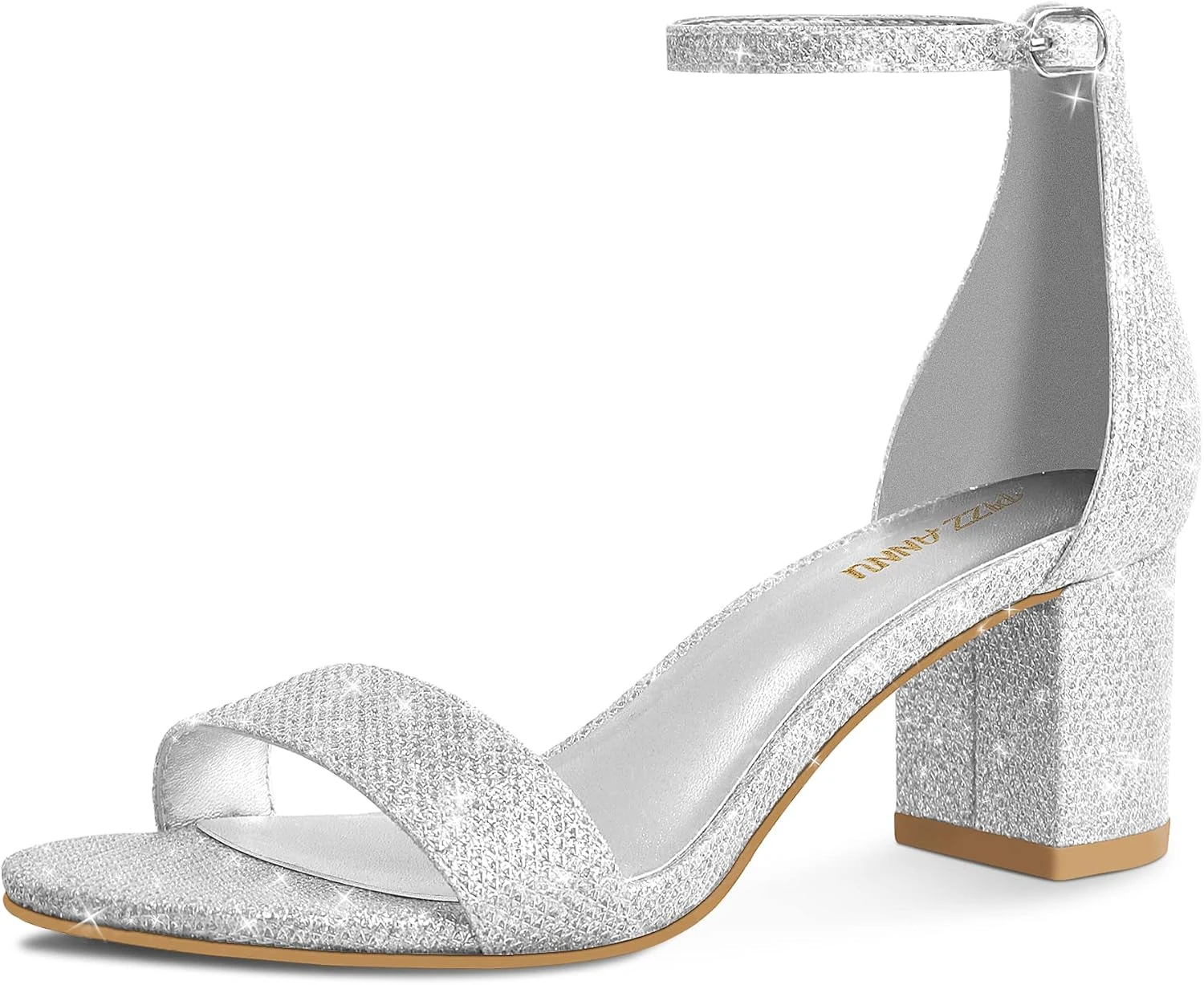 wide width strappy heels for a plus size prom dress outfit