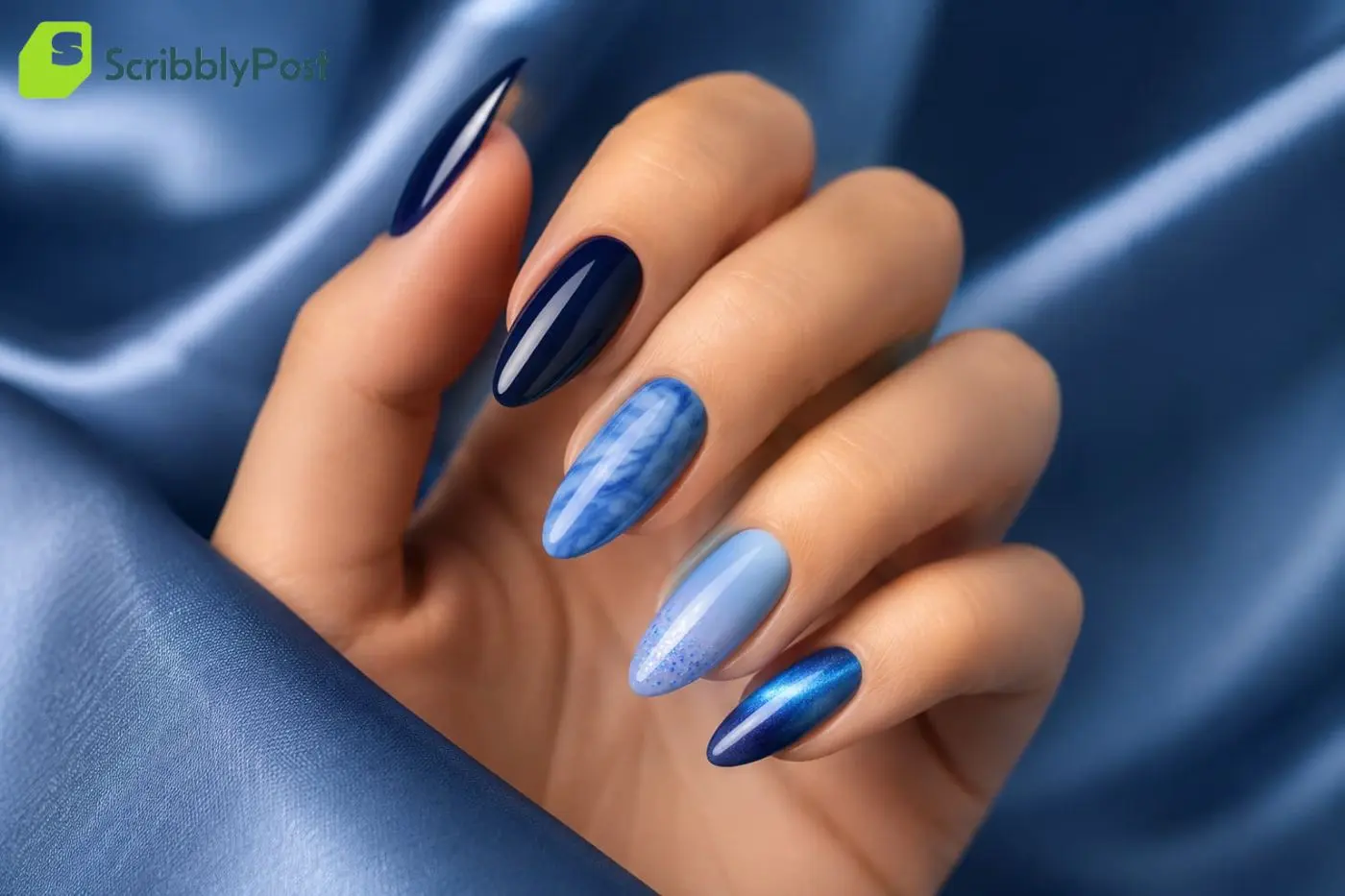 Home 2 Best Blue Nails
